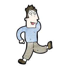 cartoon dancing man N92