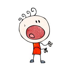 cartoon complaining boy N7
