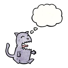 Angry Cat Cartoon N7
