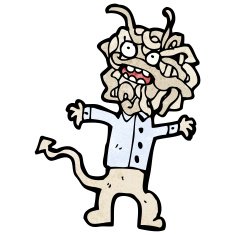 cartoon gross monster N18