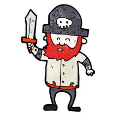 Cartoon Pirate N51