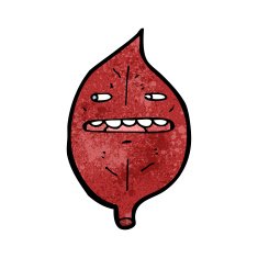 red leaf cartoon character N11