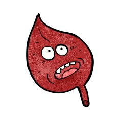 red leaf cartoon character N14