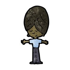 cartoon happy boy N378