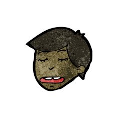 cartoon boy's face N2