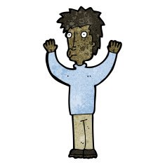 cartoon impressed man N4