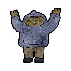 cartoon man wearing hooded top N5