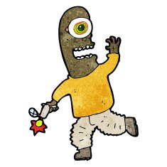 cartoon future space man N2