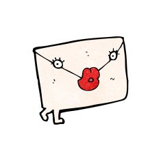Cartoon Envelope N14