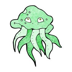 Cartoon Octopus N138