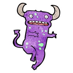 cartoon dancing devil N6