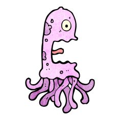 Cartoon Jellyfish N124