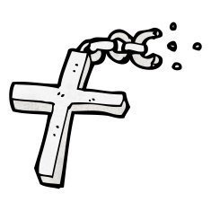 cartoon silver cross N2