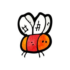 Cartoon Bee N179