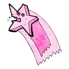 Shooting Star Cartoon N29