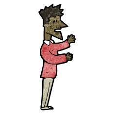 cartoon man explaining N45