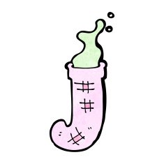 cartoon smelly old sock N4