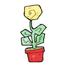 cartoon flower N642