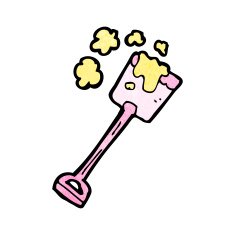 cartoon spade N13