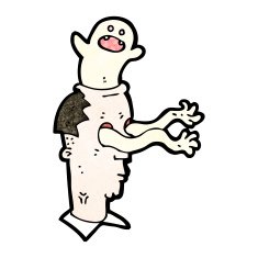 cartoon man possessed by ghosts N4