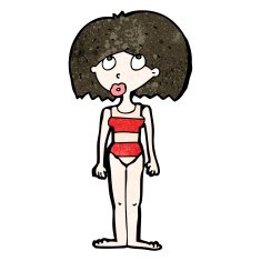 Cartoon Swimmer N5