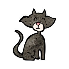 Cartoon Cat N381