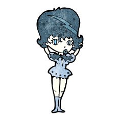 Cartoon Vampire Girl N364