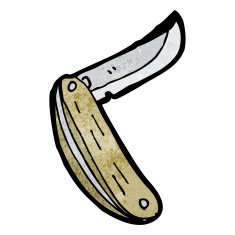 cartoon folding knife N61