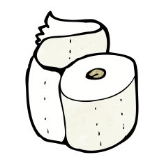 Cartoon Toilet Roll N9