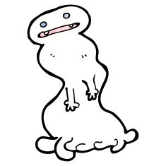 Cartoon Ghost N233