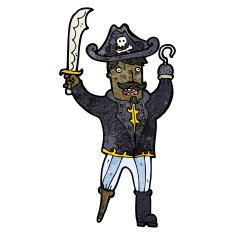 Cartoon Pirate Captain N62