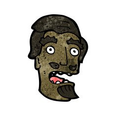 cartoon gasping man N22