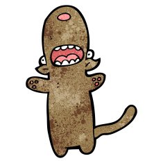 cartoon little dog N151