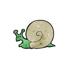 Cartoon Snail N149