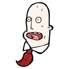 cartoon staring man N54