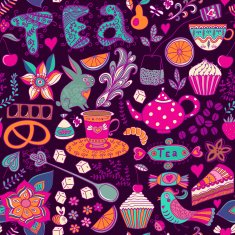 Abstract background doodle pattern N24