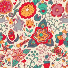 Abstract background doodle pattern N34