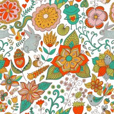 Abstract background doodle pattern N35