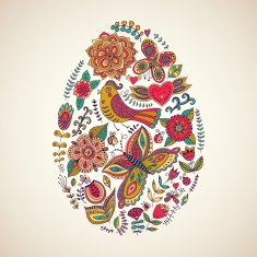 Abstract background doodle pattern N43