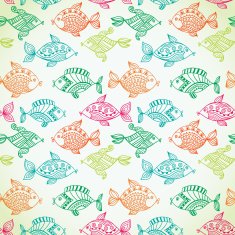 Abstract background doodle pattern N49