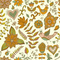 Abstract background doodle pattern N62