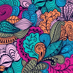 Abstract background doodle pattern N67