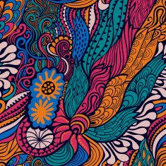 Abstract background doodle pattern N73