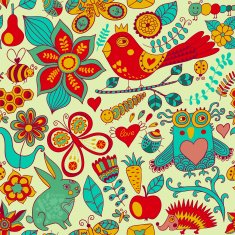 Abstract background doodle pattern N75