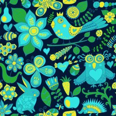 Abstract background doodle pattern N77