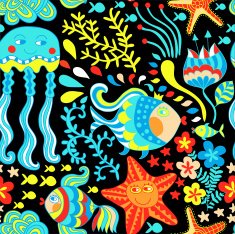 Abstract retro doodle pattern N3