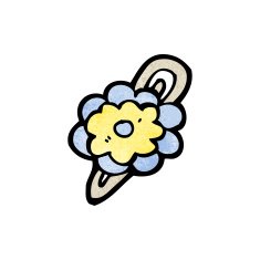 decorative hair clip cartoon N5