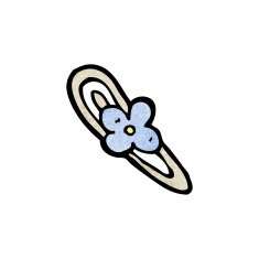 decorative hair clip cartoon N7