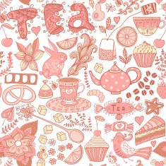 Abstract retro doodle pattern N14