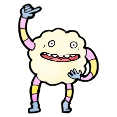 cartoon cloud creature N9